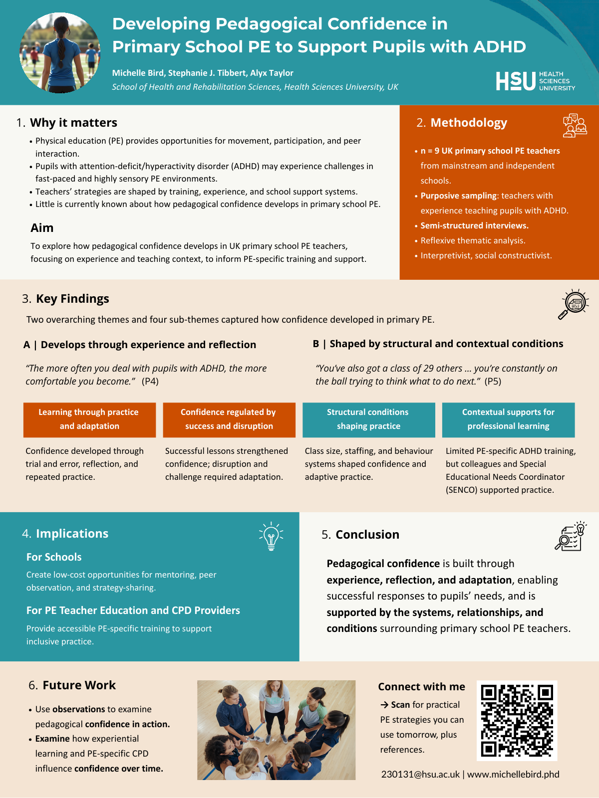 Preview of Michelle Bird's CASES Conference 2026 academic poster